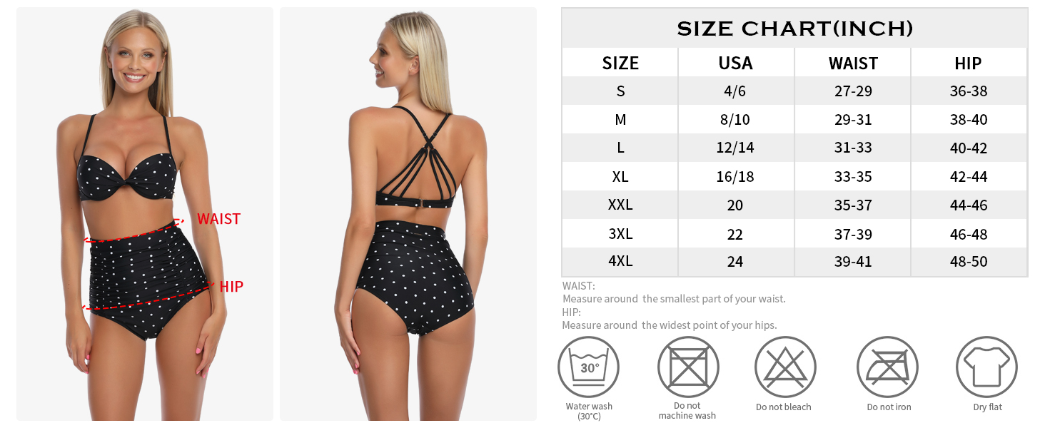 RELLECIGA Women's High Waisted Hipster Bikini Swimsuit Bottom Ruched