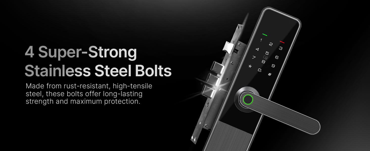 Optima Smartdoor lock Black