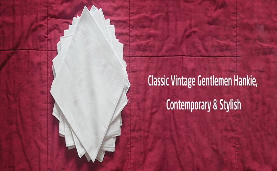 Plain White Malai Handkerchiefs