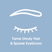 miracle balm tames unruly hair and sparse eyebrows