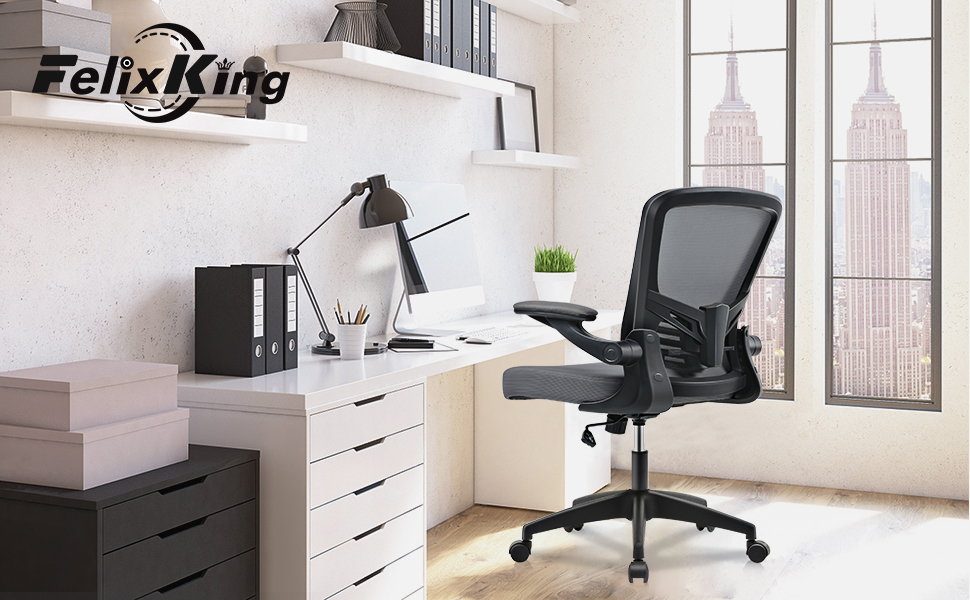 FelixKing Office Chair, Ergonomic Desk Chair with Adjustable Height and Lumbar