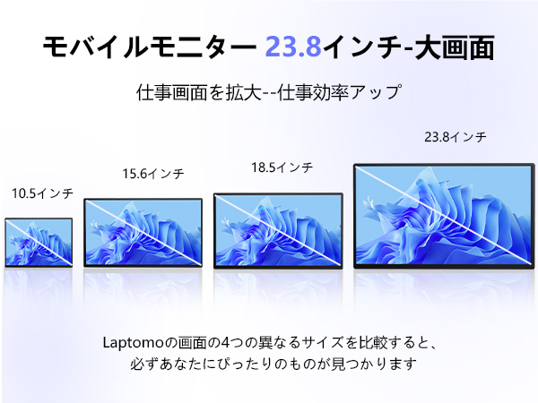 sh.meee61さま　Laptomo D1 モバイルモニター 23.8インチ Amazon.co.jp: Laptomo D1 モバイルモニター 23.8インチ 2025