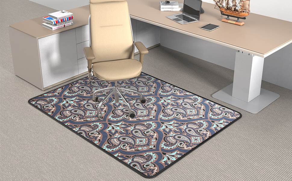 Heavy Duty Office Chair Mat for Carpet and Hardwood Floor