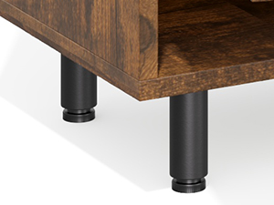 Adjustable Feet - Stable Shoe Cabinet on Uneven Floors