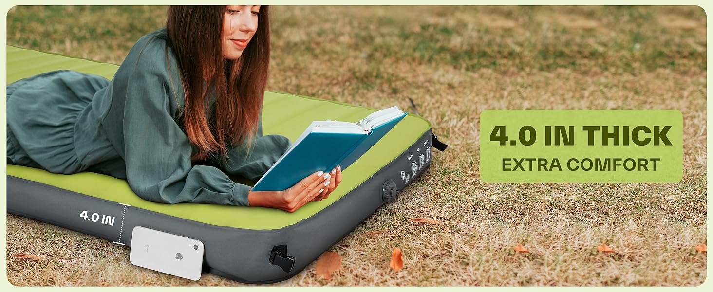 self inflating sleeping pad