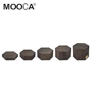 Wooden Display Riser Set Retail Store Display Stands Trade Show Merchandise Displays 