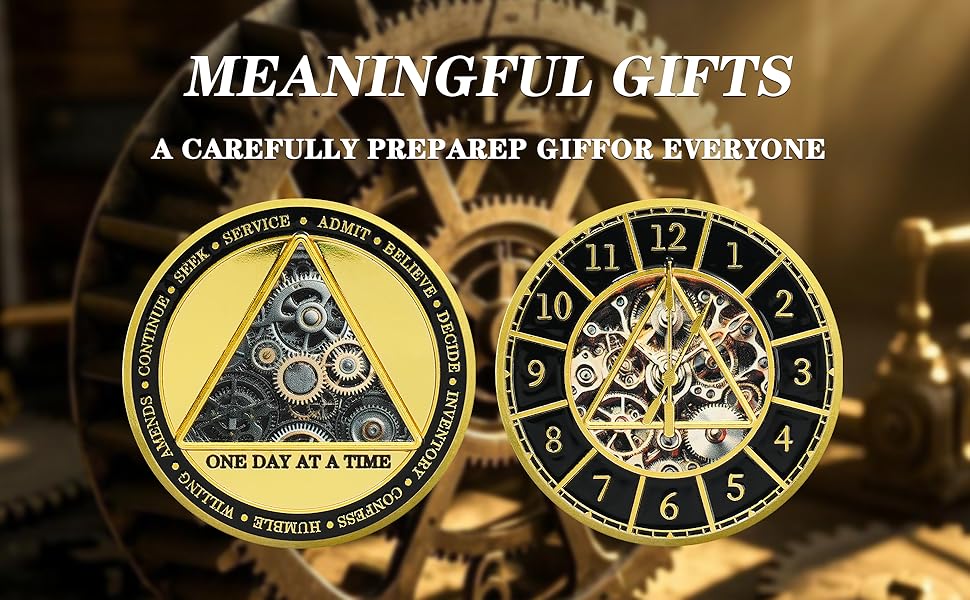 12 Steps Sobriety Coin