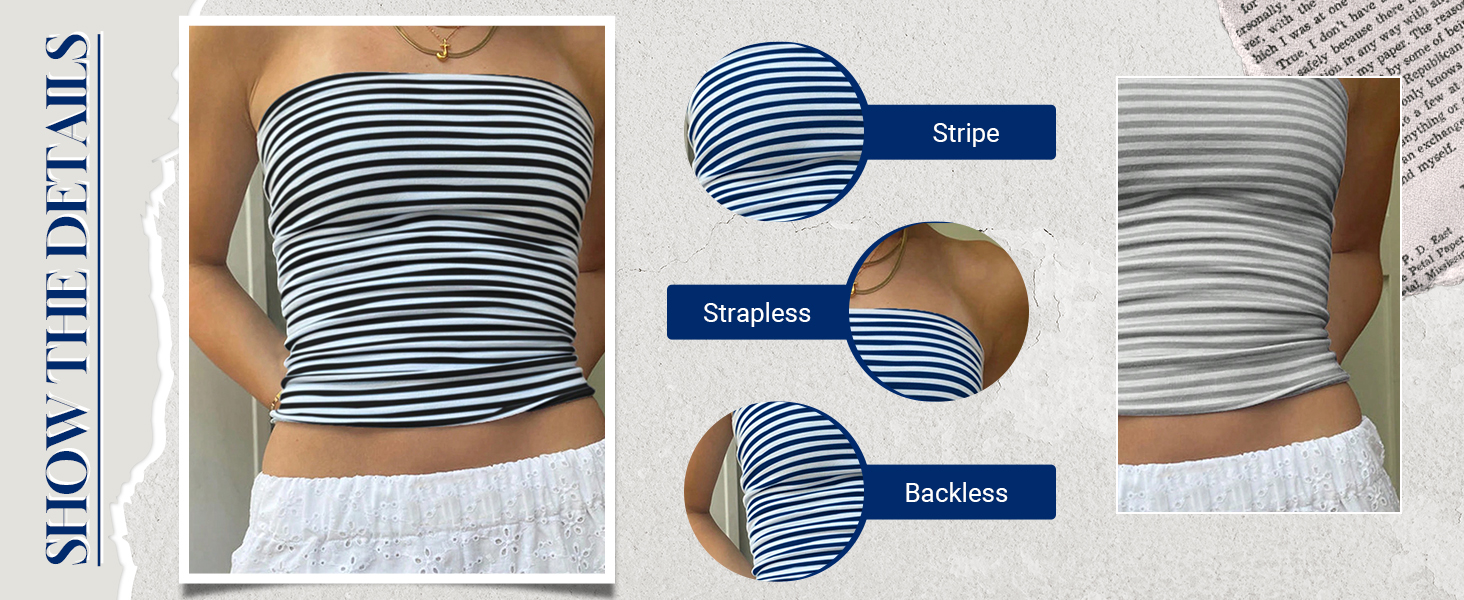 summer tube top