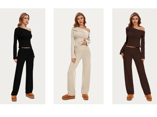 Amazon.com: Casly Lamiit 2 Piece Fall Sets for Women 2025