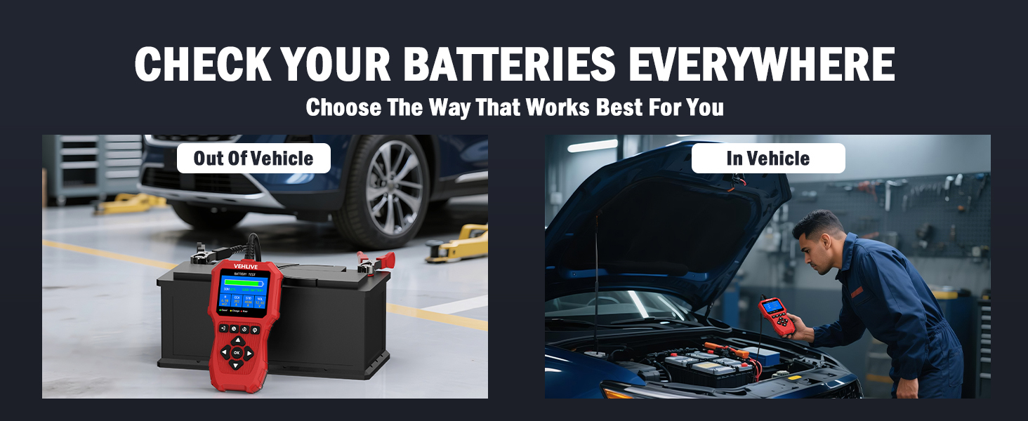 automotive battery tester