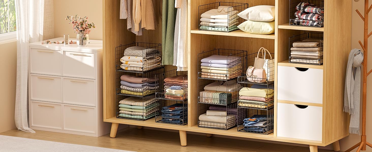 closet storage bins