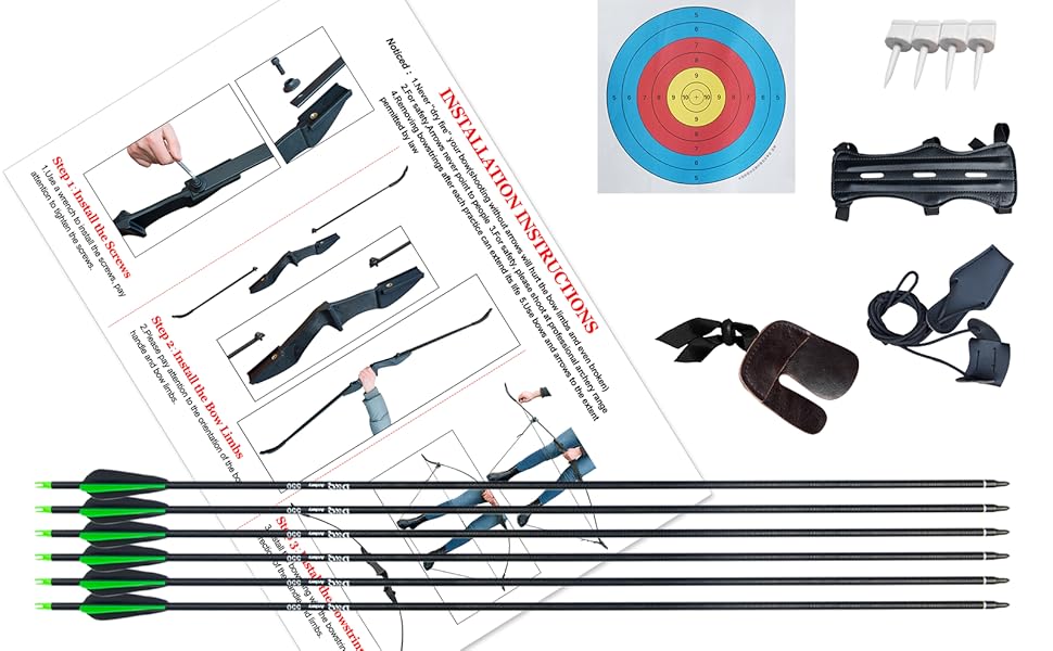 D&Q Archery Bow and Arrow for Adults Beginner Teenagers