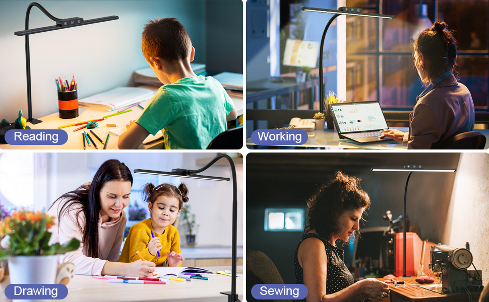 EppieBasic Desk Lamp, Architect Desk Lights for Home Office