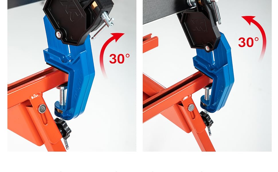 XCMAN Alpine Ski Vise PRO For Ski Tuning and Waxing Adjustable Angle and Height