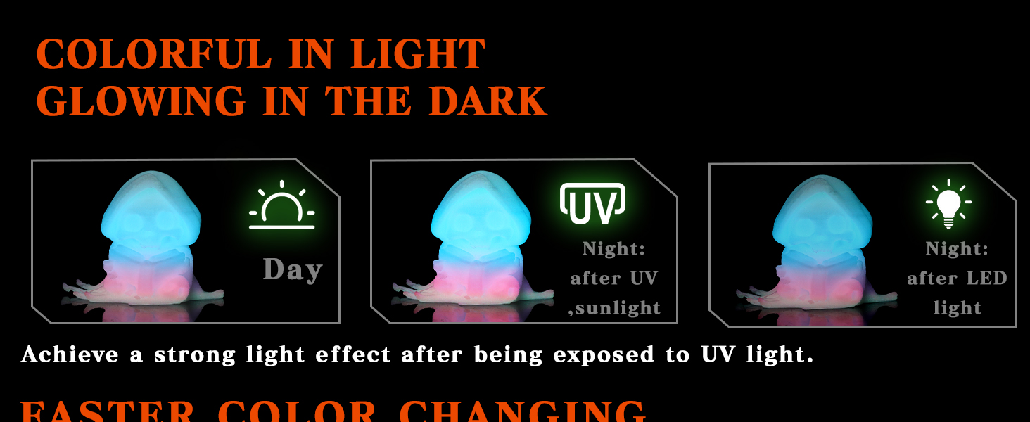 ,gradient pla,3d printer material,luminous pla filament,color change pla filament
