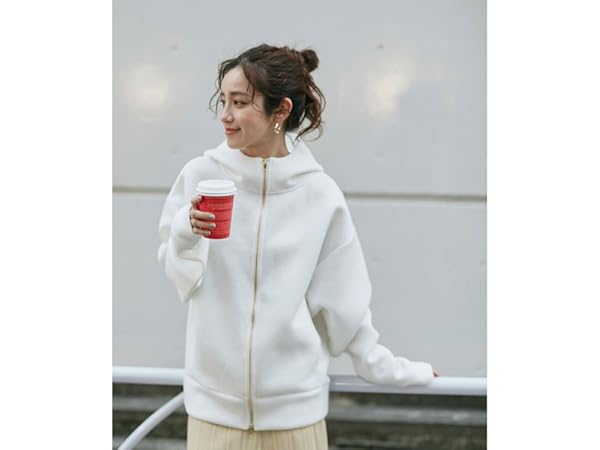 ⭐PGG⭐パーカーテック⭐ダンボールライトクロスジップ⭐白&黒⭐M⭐ ⭐PGG⭐パーカーテック⭐ダンボールライトクロスジップ⭐白&黒⭐M