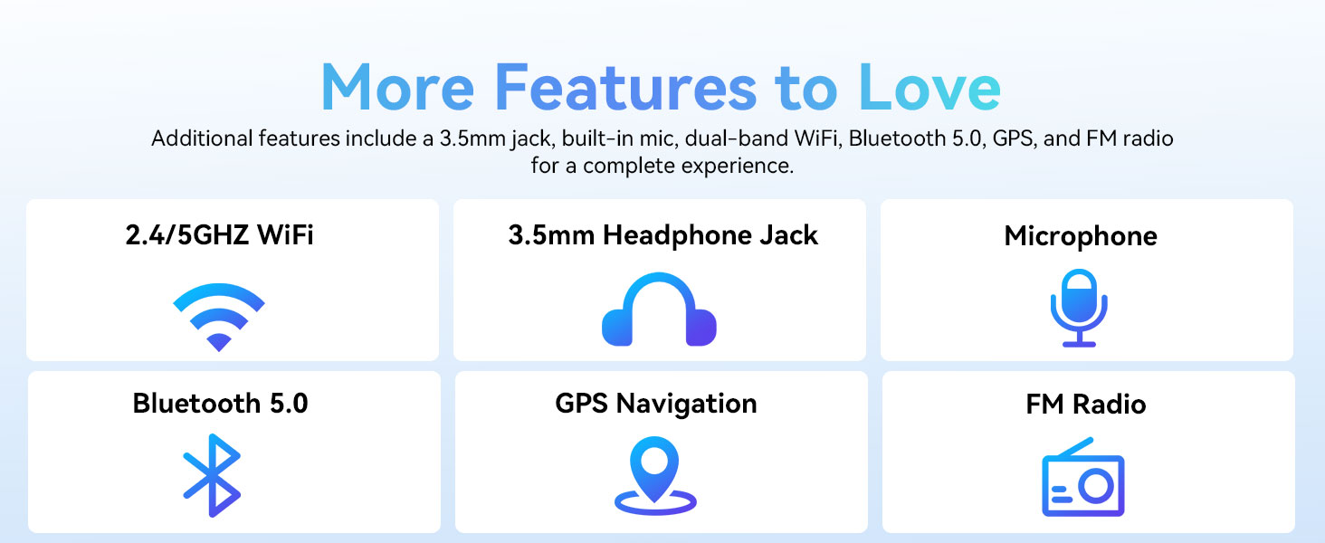 android tablet with gps fm radio 3.5mm headphone jack