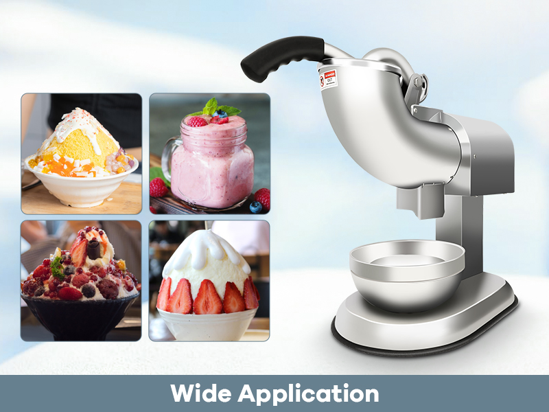 Electric Ice Shaved Machine 440lbs/H Commercial Snow Cone