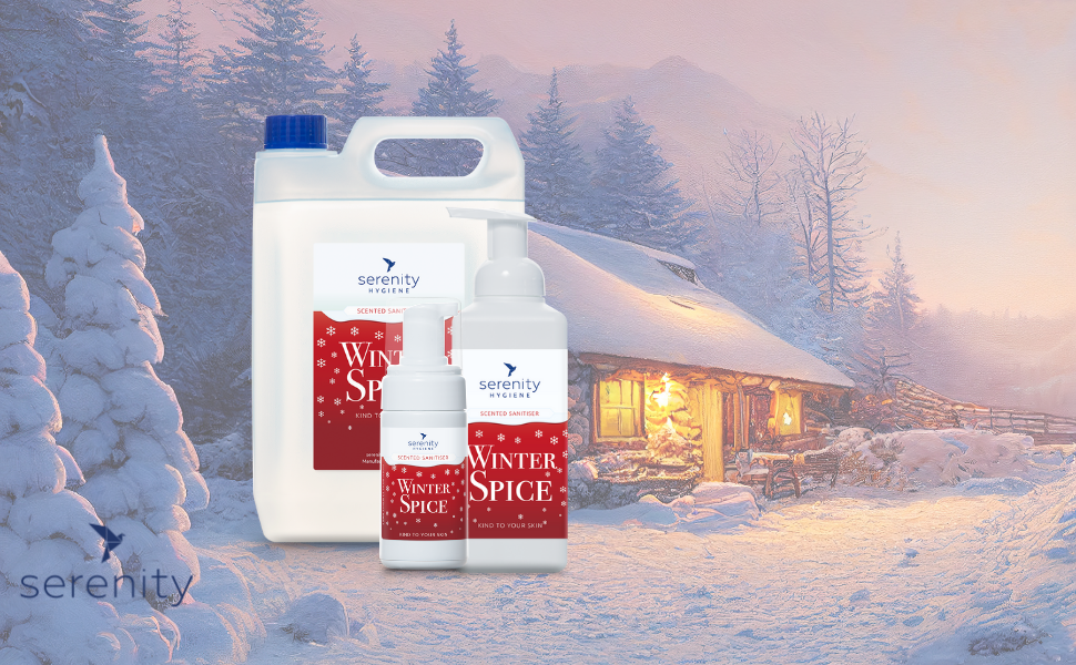 winter spice alcohol free foam sanitiser