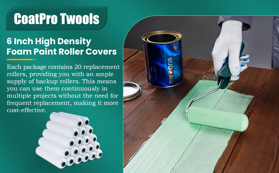 small paint rollers 6 inch 6 paint roller refills touch up paint roller  6 inch foam paint roller