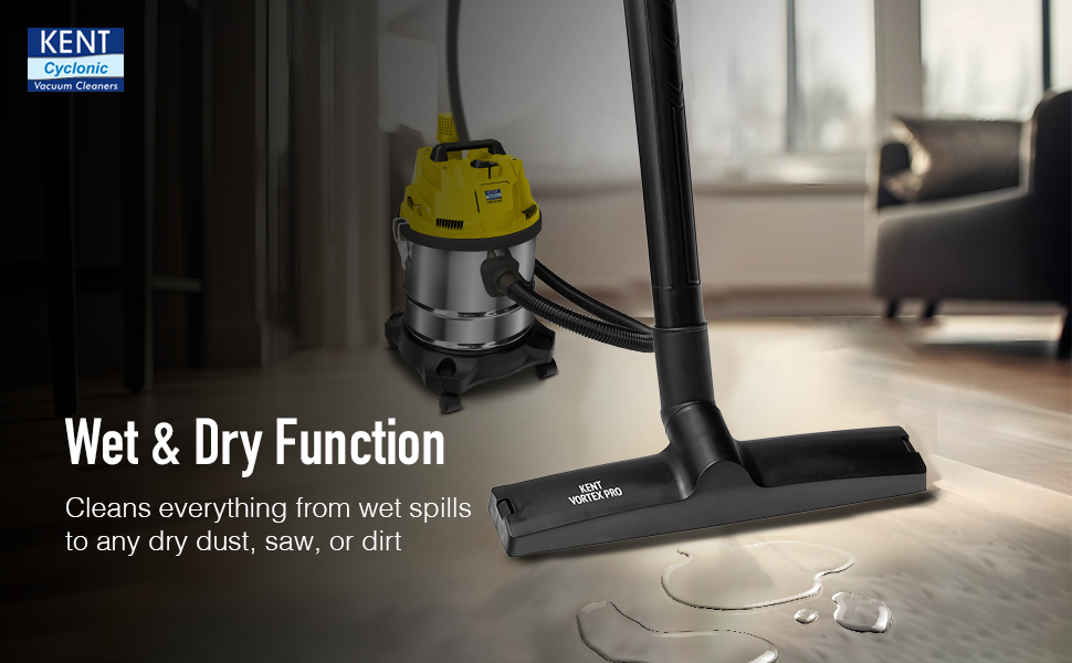 KENT Vortex Pro  Wet & Dry Vacuum Cleaner