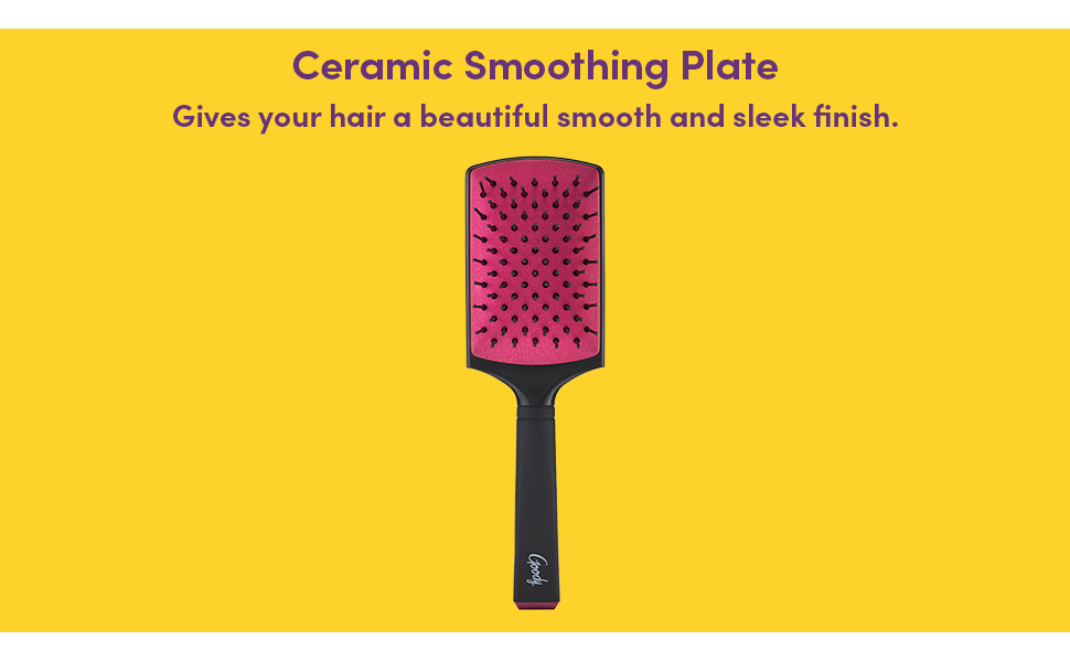 Goody Ceramic Blow Dry Paddle Brush Flexible Cushion