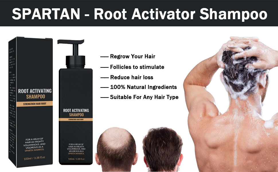 SPARTAN Root Activator Shampoo, SPARTAN Hair Loss Shampoo, SPARTAN Shampoo Root