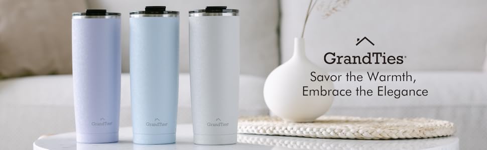 GrandTies_TO-GO Insulated Tumbler with Tritan Lid_Features