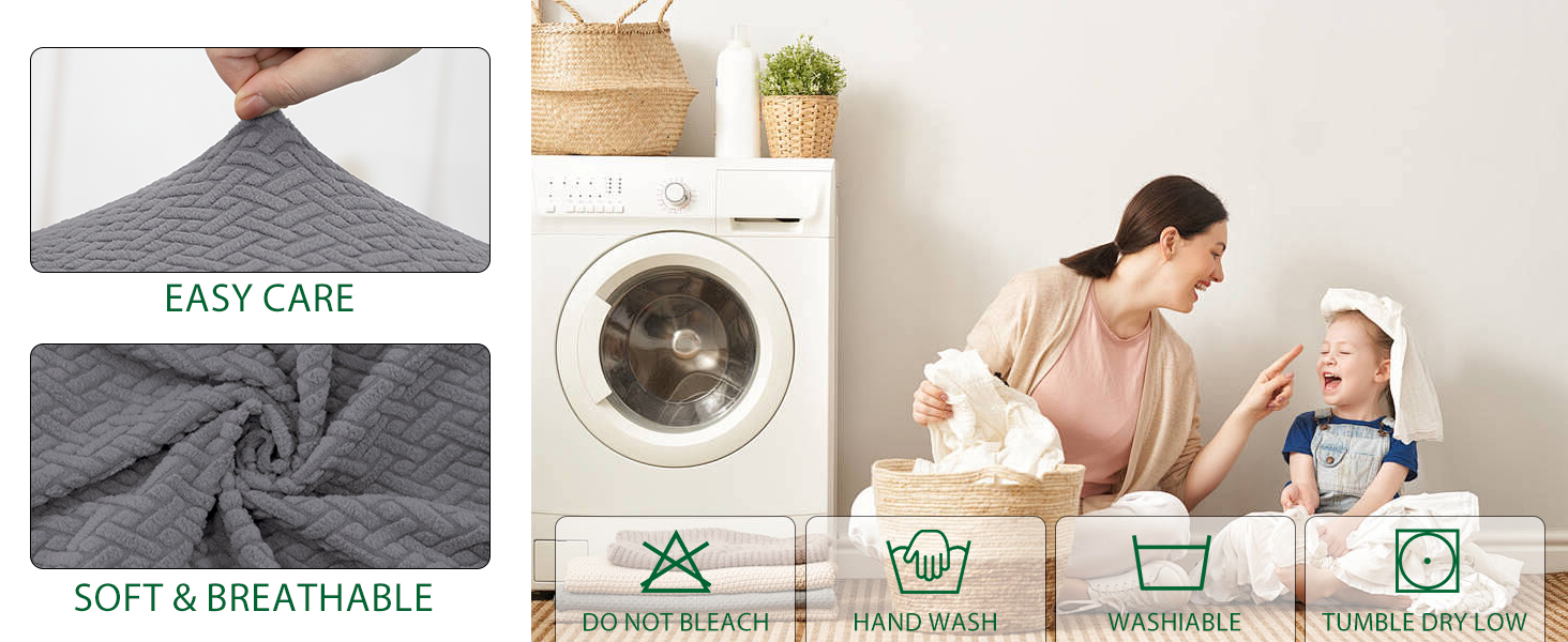 FUANGUI Stretch Sofa Cover Printed Couch Covers, 2 Piece