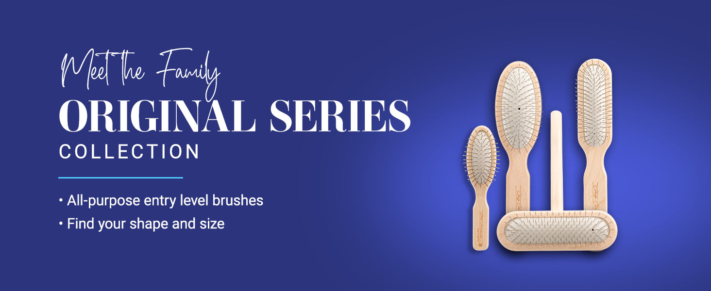 Original Series Collection - Find your shape and size Original Pin Dog Brush