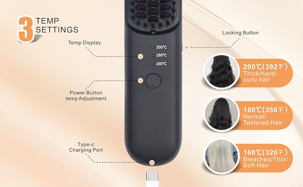 cordless hair straightener