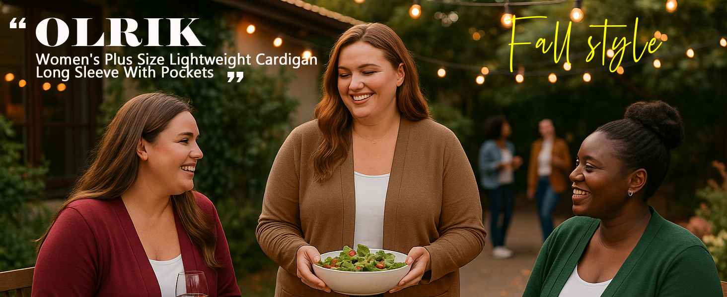 Plus Size Cardigan