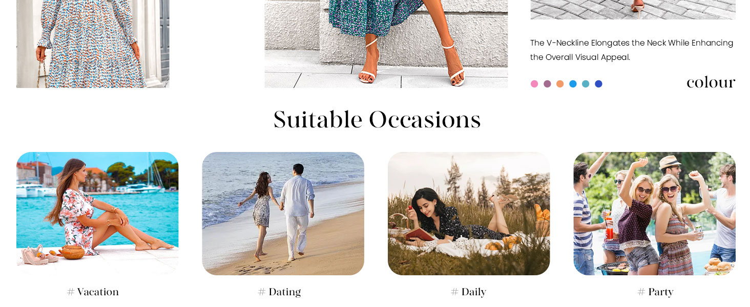 Casual Beach Vacation Dress