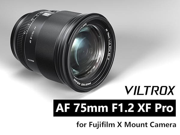 Amazon.com : VILTROX 75mm f/1.2 Pro for X Mount Camera,Ultra
