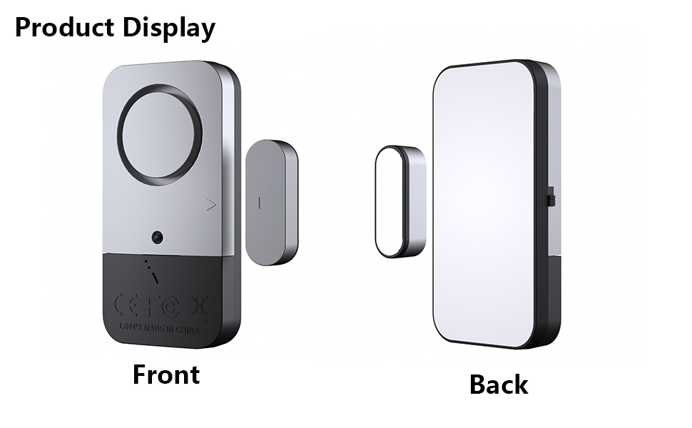 Portable Magnetically Triggered Door Window Alarm Sensor