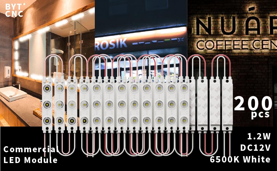 LED module for commercial store front