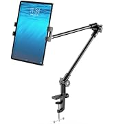 KDD Tablet Stand Holder for Bed Desk, Adjustable 27in Long Arm Phone I-Pad Desk Clamp Mount Compa...