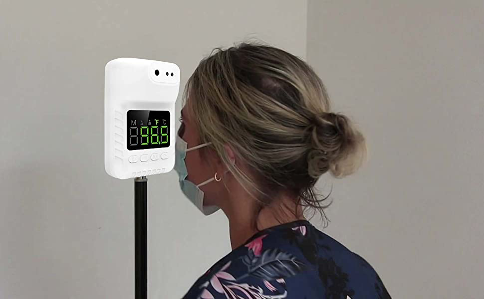 PAXMAX K3 Wall Mount Infrared Thermometer for Offices, Factories, Shops