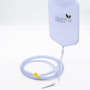 EBENTHAL VITAL ® • PREMIUM Klistier Darmeinlauf Set • Silikon Beutel 2L • Einlauf zur ...