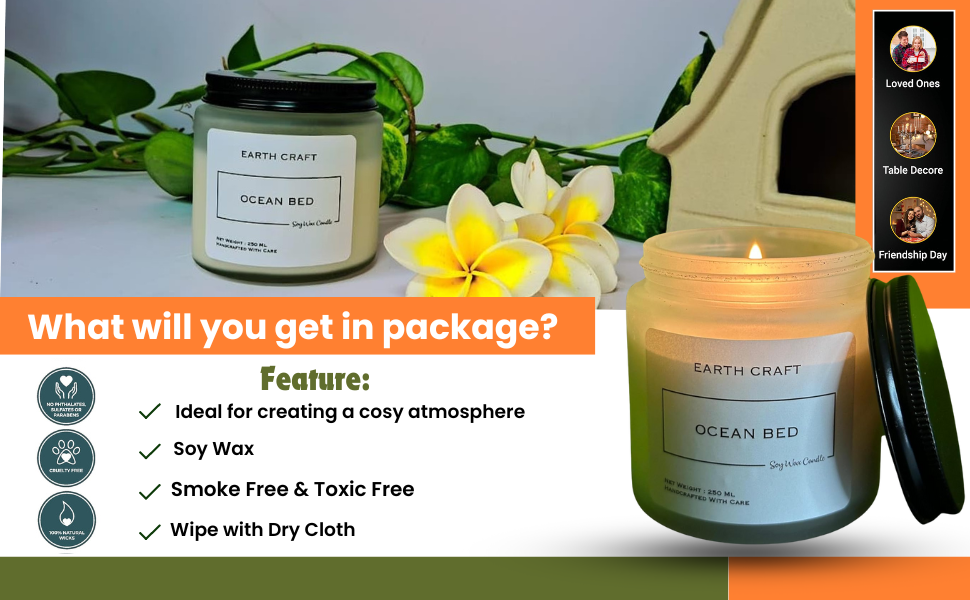 Ocean Bed aroma scented candle