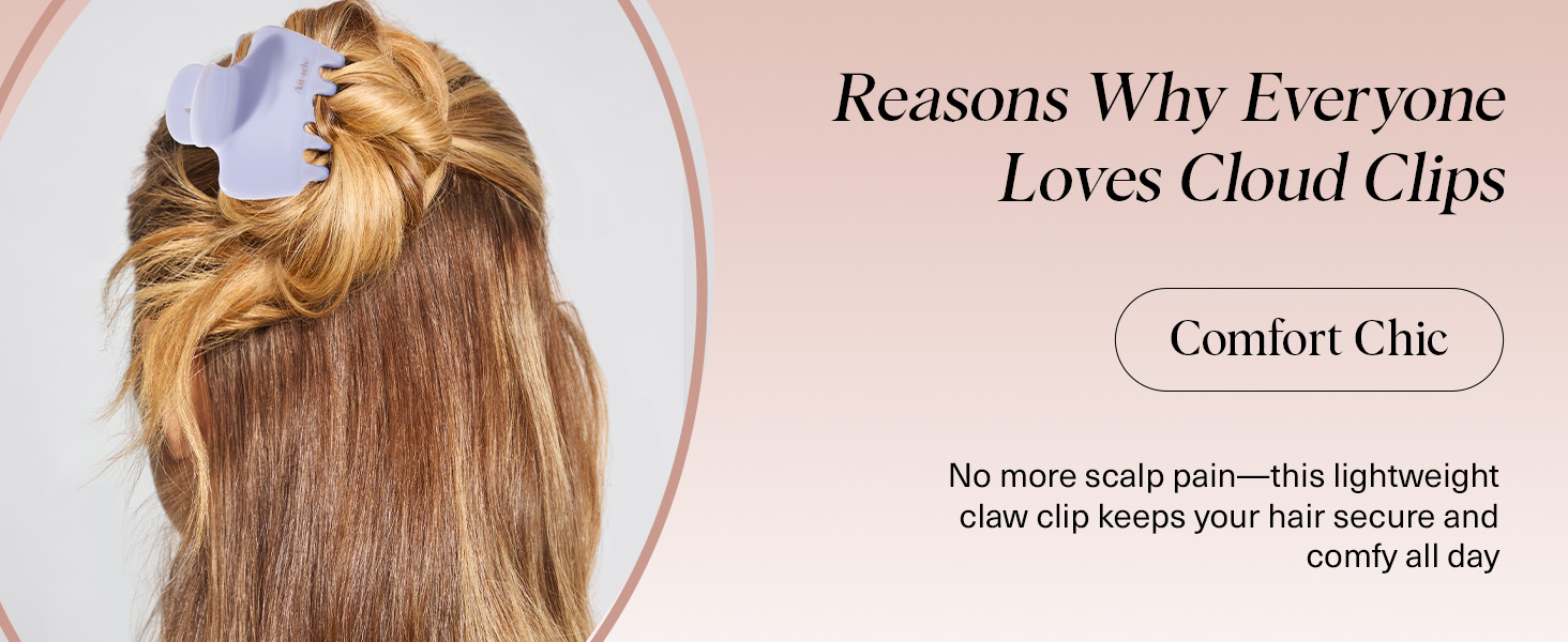 Hair Clips for Women Strong Hold Claw Clips Thick or Thin Hair Recycled Plastic Non Slip Durable