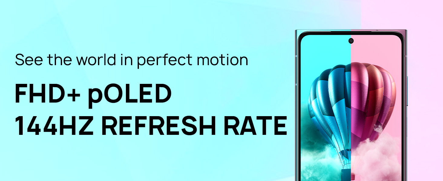 FHD+ pOLED 144HZ Refresh Rate