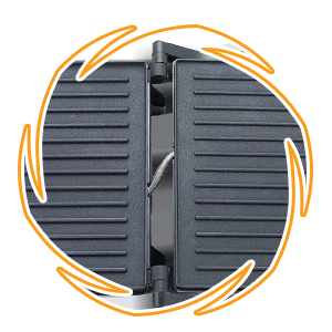 amion,Sandwich,maker,Electric Indoor Griller, Upright Storage,Nonstick sandwich,maker,SPN-MX9E8