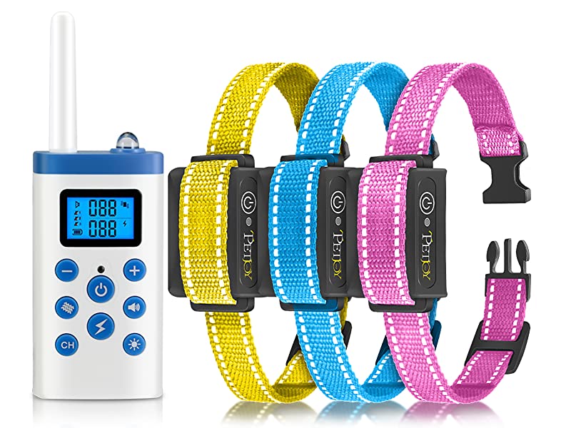 PetJoy Automatic Bark Collar for Large Dogs, Shock Collar