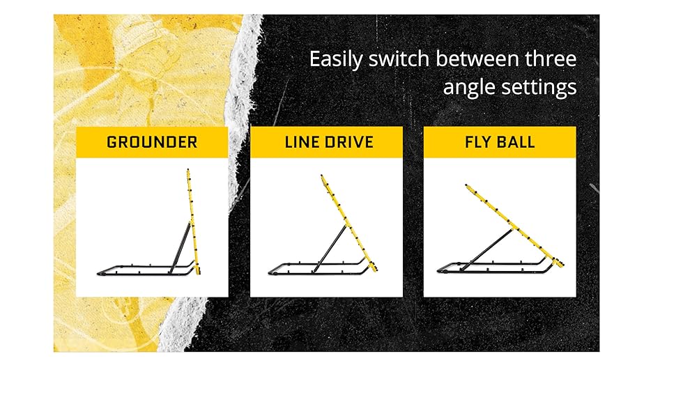 SKLZ Baseball and Softball Rebounder Net for Pitching and Fielding