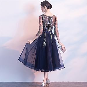 Amazon | [JINZUOMA] レディース ドレス ワンピース イブニング