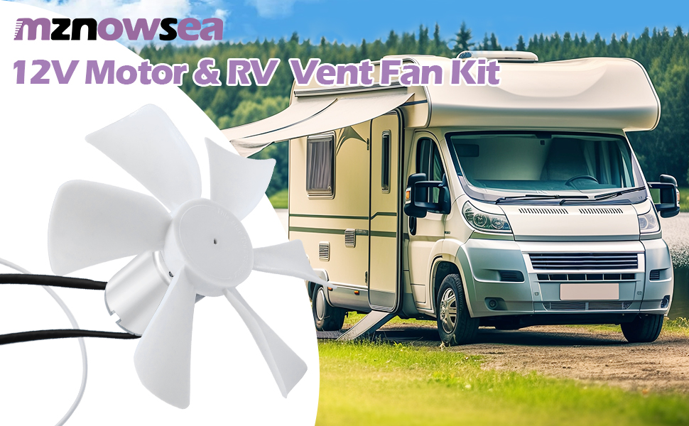 RV Vent Fan Blade 12V RV Vent Motor