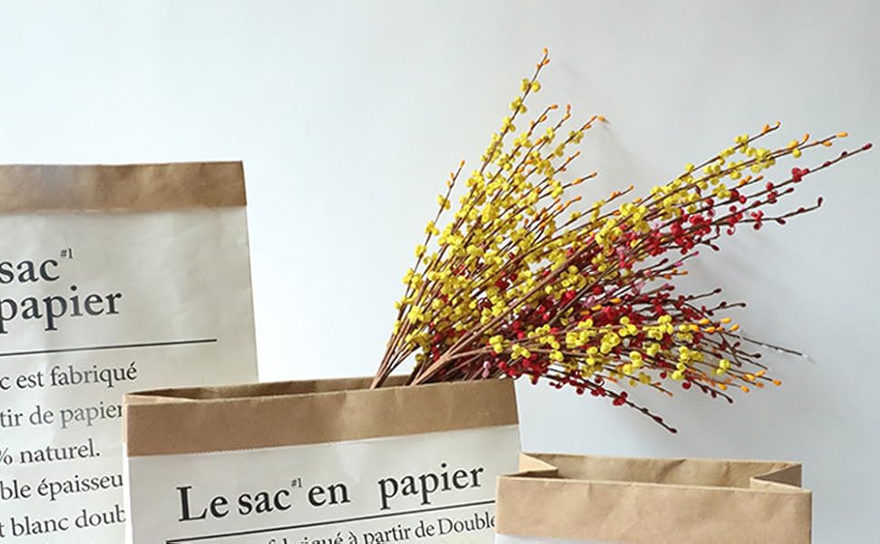 Famibay Artificial Flowers White Jasmine Flowers Long Stems 20 Pieces