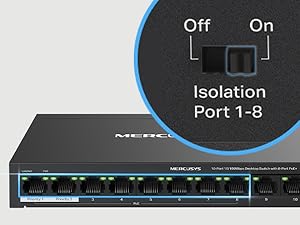 Mercusys 10-Port 10/100Mbps Desktop Switch with 8-Port PoE+ - MS110P 7c391263 74db 4df3 b839 abfdb7c3537c. CR0,0,600,450 PT0 SX300 V1 - Mercusys 10-Port 10/100Mbps Desktop Switch with 8-Port PoE+ - MS110P