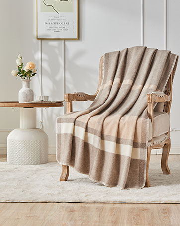 Mocha Wool blanket